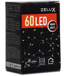 ZELUX 60 Led 6M Karácsonyi Világítás WW (BCHTZX-6MWW)