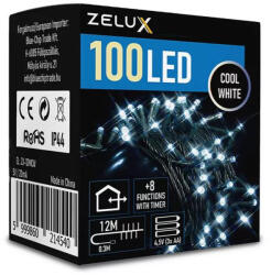 ZELUX 100 Led 12m Karácsonyi Világítás CW (BCHTZX-12MCW)