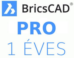  BricsCAD Pro új előfizetés 1 évre (PRO-SU-SUB-NEW-NA-1Y)