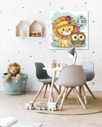 Tablou de perete PENTRU COPII 70x70 cm (XOBKID027E1-70x70-24h)