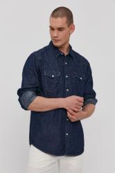 Levi's pamut ing férfi, galléros, sötétkék, regular - sötétkék XXL