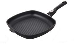 Harecker Pfannen Grill serpenyő titán 28x28 magas 5, 0 cm Harecker Excelent levehető fogantyú Indukció