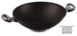 Harecker Pfannen Titán wok 32 cm-es fedővel Harecker excelent Indukciós
