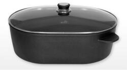 Baf Titán szuperpirított serpenyő üvegfedővel 40x28 cm mélység 14 cm BAF Gigant new line Indukciós