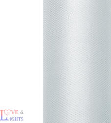  Tüll egyszínű, szürke, 0, 3 x 9 m