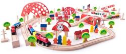  Set trenulet cu gara centrala Woody Trenulet