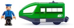 Locomotiva moderna cu baterii verde Woody