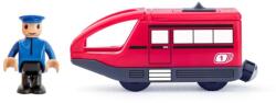  Locomotiva moderna cu baterii rosie Woody Locomotiva