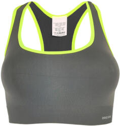 Dressa Active seamless varrás nélküli női top sportmelltartó - szürke (Dadu100816-1)