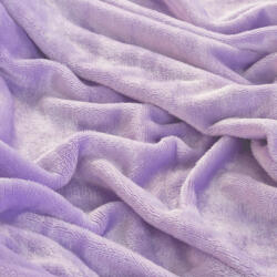 decoDoma Cearceaf cu elastic din micropluş mov 180 x 200 cm