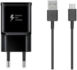 Samsung EP-TA200EBE + EP-DG970BBE 15W Travel Charger + USB-C Data Cable Black (OOB Bulk) (2446314)