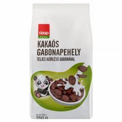  Coop kakaós gabonapehely teljes kiőrlésű gabonával 250 g