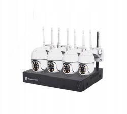 Secutek Vezeték nélküli Hd kamera készlet TK-40Q2 4x2Mpix forgó Ip kamera, Nvr (SHT-TK40Q2)