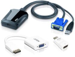 ATEN CV211CP-AT Laptop USB KVM konzol USB KVM konzol Crash Cart adapter IT Kit (CV211CP-AT)