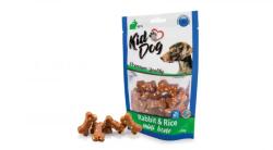 KIDDOG Recompense Pentru Caini, Mini Oase Cu Iepure Si Orez, 250 g