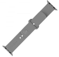 FIXED Sporty Apple Watch 42/44/45/46mm szilikon szíj szett világosszürke (FIXSST2-434-LGGR) (FIXSST2-434-LGGR)
