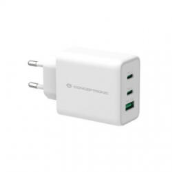 Conceptronic ALTHEA12W 2xUSB-C+USB-A hálózati töltő 65W fehér (ALTHEA12W)