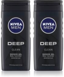 Nivea MEN Deep fürdőgél férfiaknak takarékos kiszerelés