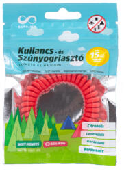 Elysium kullancs- és szúnyogriasztó szilikon karkötő és hajgumi 1x