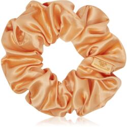 Crystallove Mulberry Silk Scrunchie selyem hajgumi Peach fuzz