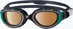 Zoggs Predator Flex Polarized Ultra fekete/ zöld/ polarizált réz úszószemüveg