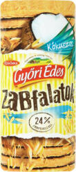 Győri Édes Zabfalatok kókuszos, zabpelyhes, omlós keksz - 188g
