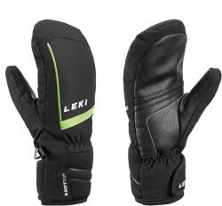 Leki Max Junior Mitten gyerek síkesztyű, black-lime 5