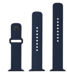FIXED Sporty Apple Watch 38/40/41mm szilikon szíj szett kék (FIXSST2-436-BL) (FIXSST2-436-BL)