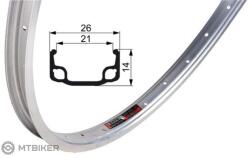 Remerx RMX 559x21 Natural 26-os felni, 32 lyuk