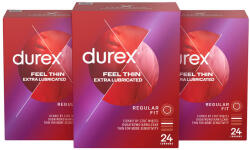 Durex Feel Thin Extra Lubricated 3× 24db (KND226s3)