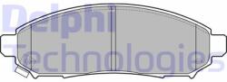 DELPHI set placute frana, frana disc DELPHI LP2011 (LP2011)