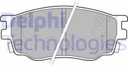 DELPHI set placute frana, frana disc DELPHI LP1916 (LP1916)
