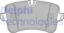 DELPHI set placute frana, frana disc DELPHI LP2249 (LP2249)