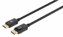 Manhattan Кабел Manhattan 353618, от DisplayPort(м) към DisplayPort(м), 8K@60Hz, 2m, черен (353618)