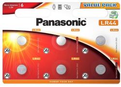 Panasonic gombelem LR44EL/6BP, alkáli, 6db/csomag LR44EL-6BP (LR44EL-6BP)