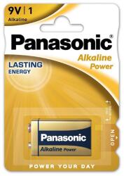 Panasonic tartós elem (6LR61, 9V, alkáli) 1db/csomag 6LR61APB-1BP / 6LF22APB/1BP (6LR61APB-1BP / 6LF22APB/1BP)