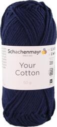 Schachenmayr Your Cotton 00050 Dark Blue Kötőfonal (9807019-00050)