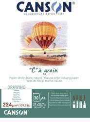 Canson Pad Càgrain Vázlatfüzet A4 224 g White (C400060600)
