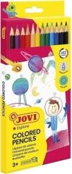 JOVI Wooden Pencils Set creioane colorate 12 buc (<![CDATA[730/12]]>)