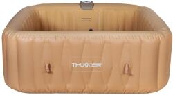 THUNDER - Frappe Spa - Vízmelegítős Felfújható Hidromasszázs Medence 130 Fúvókás Jacuzzi Rendszer