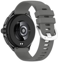  strap-048 Xiaomi Mi Watch S3 sötét szürke szilikon okosóra szíj (strap-048)