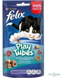 Felix Play Tubes macska jutalomfalat sült hal és garnélarák ízben 50gr