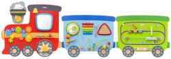 Viga Toys Jucarie de perete cu activitati, Viga, Tren