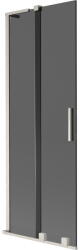 Mexen Velar L, 2 szárnyas eltolható kádparaván 70 x 150 cm, 8mm szürke üveg, csiszolt acél, 896-070-003-41-97 (896-070-003-41-97)