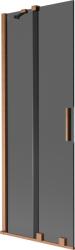 Mexen Velar, 2 szárnyas eltolható kádparaván 70 x 150 cm, 8mm szürke üveg, rézmatt, 896-070-000-41-65 (896-070-000-41-65)