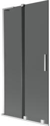 Mexen Velar L, 2 szárnyas eltolható kádparaván 95 x 150 cm, 8mm szürke üveg, króm profil, 896-095-003-41-01 (896-095-003-41-01)