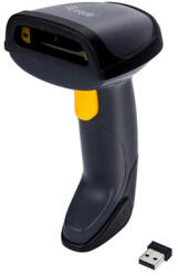 Equip Kézi Vonalkód olvasó - 351023 (1D, lézeres, állvánnyal, vezeték nélküli, fekete) (351023) - ipkameradiszkont