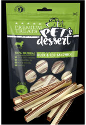 Pet's Dessert Recompense pentru caini Pet s Desert Duck Cod Sandwich 80 gr