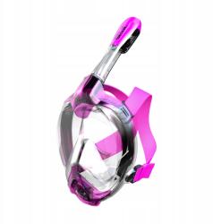Seac Teljes arc maszk sznorkelezéshez Seac Libera transparent/pink Xs-s (1700007001523A)