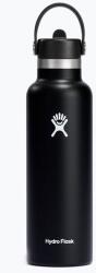 Hydro Flask Thermo palack szájjal 21 OZ Standard Flex Straw Cap, fekete